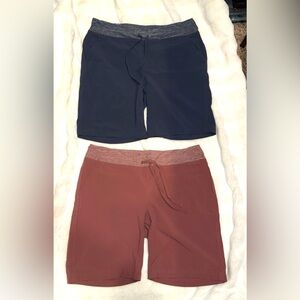 2 Pairs Duluth Trading Co Blue & Pink Shorts